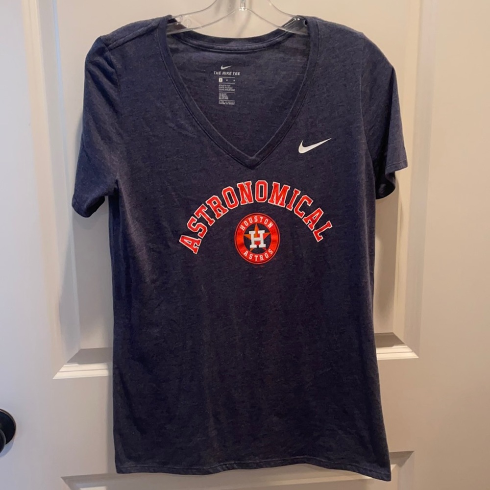 Nike  v neck ladies Astros tee